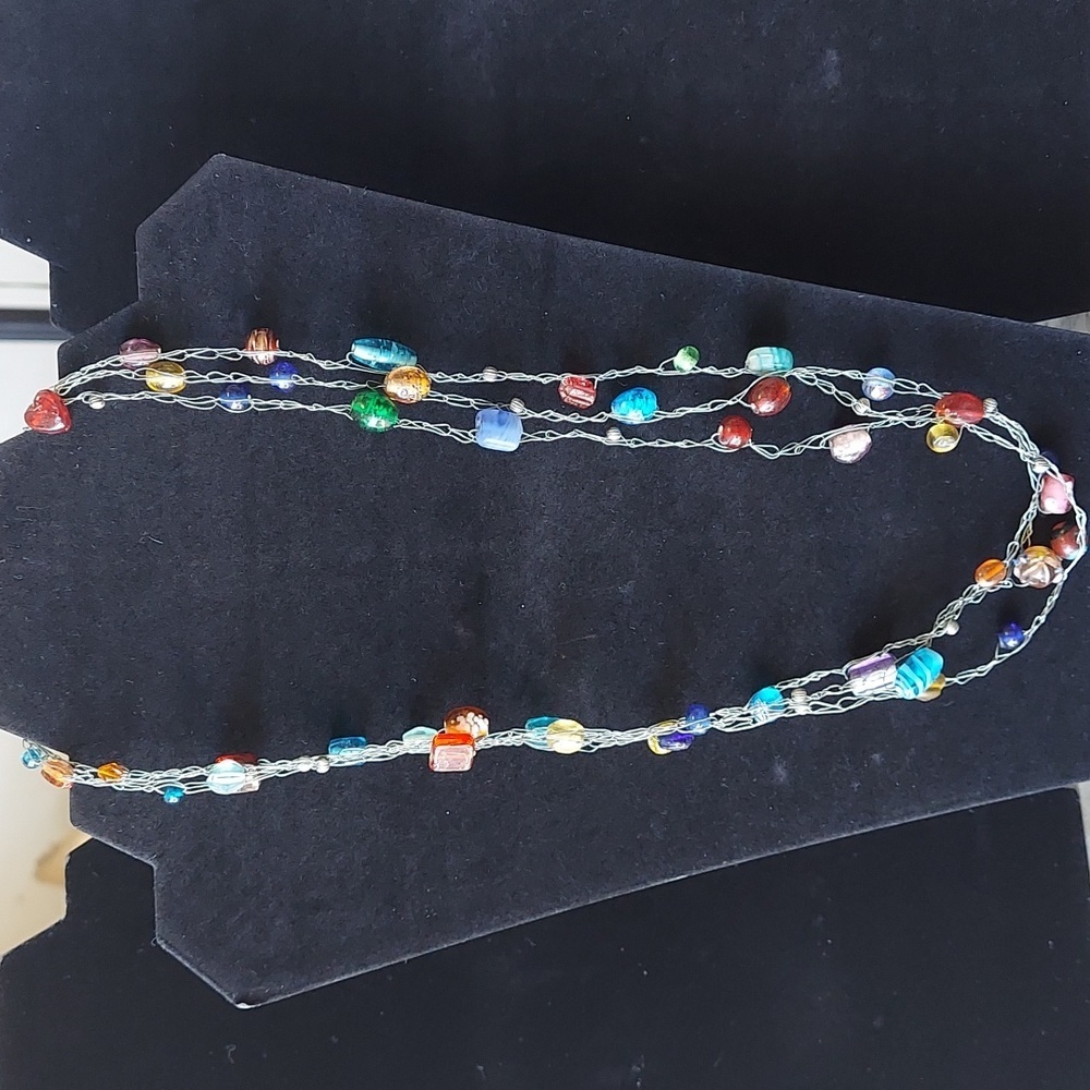 Hand beaded necklace